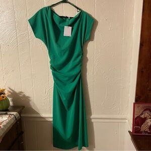 Gibson Jade Green Midi Dress